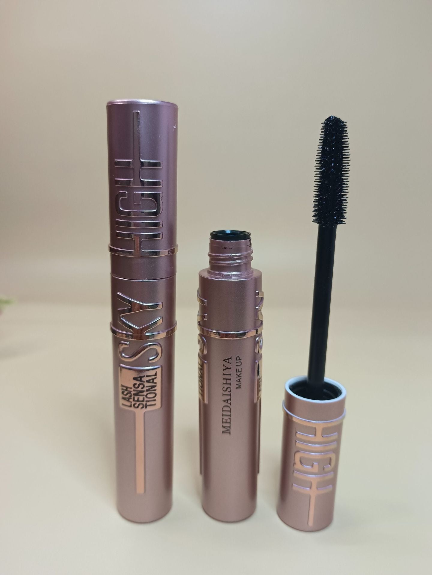 Waterproof mascara product packaging and tube